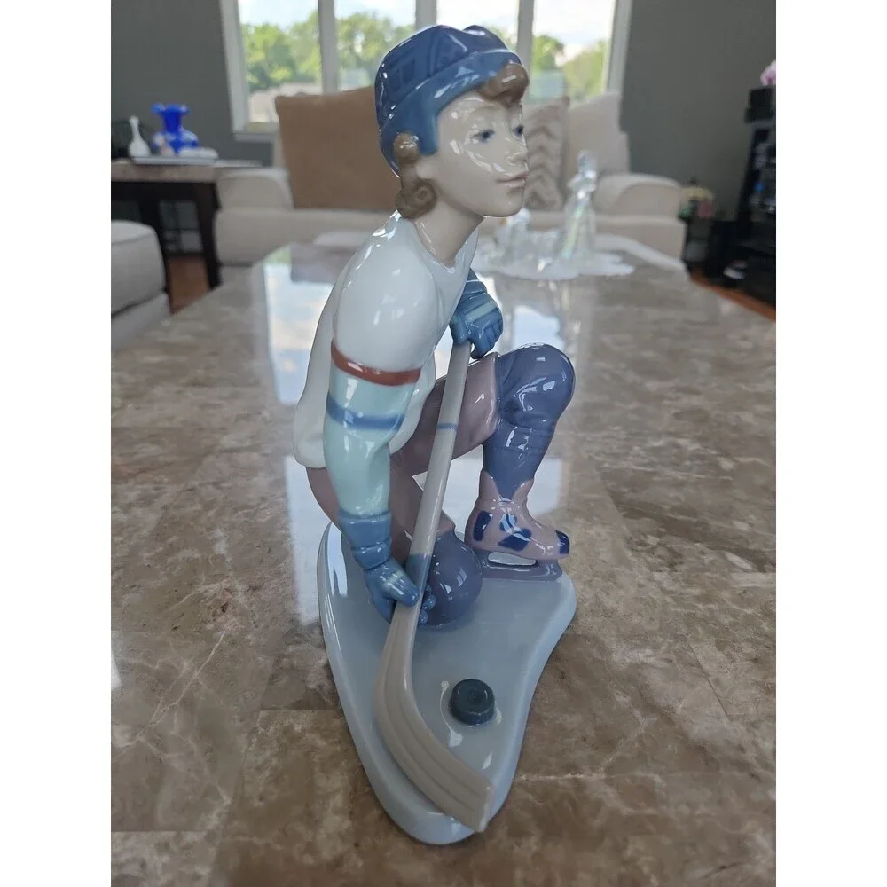 Lladro Ice Hockey Figure